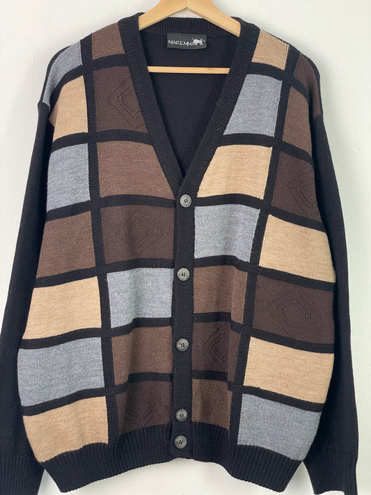 Maremma hochwertiger Pullover Herren Merino Wolle Gr 52 Farbe Braun Lanawolle