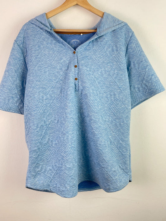 Gina T-shirt Damen Gr XXL Farbe Blau