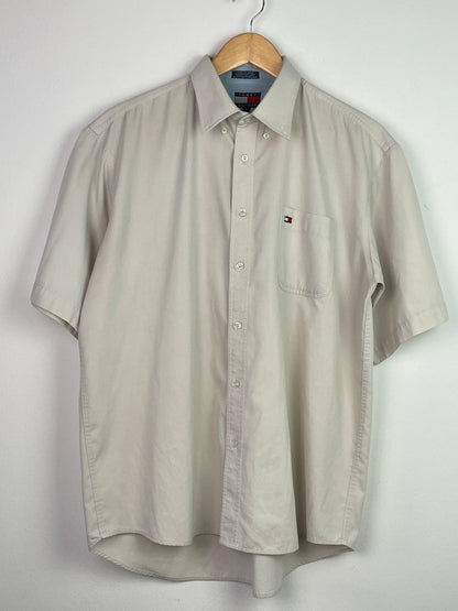 Tommy Hilfiger Herren Hemd Gr L Farbe Creme