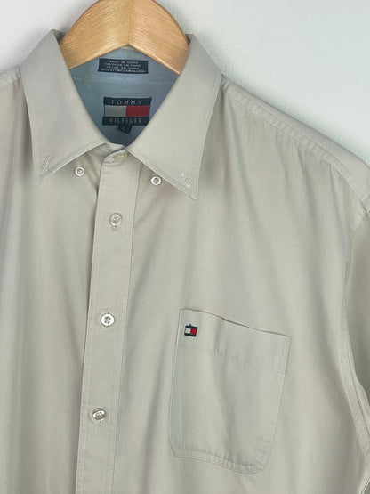 Tommy Hilfiger Herren Hemd Gr L Farbe Creme