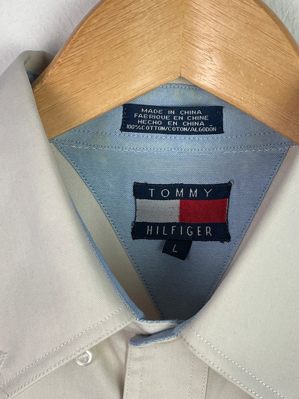 Tommy Hilfiger Herren Hemd Gr L Farbe Creme