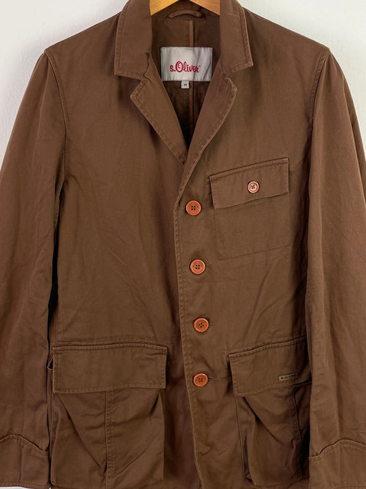 s.Oliver Herren Jacke Gr M Farbe Braun