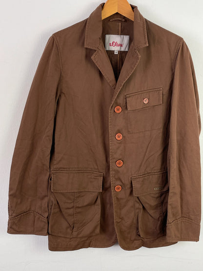 s.Oliver Herren Jacke Gr M Farbe Braun