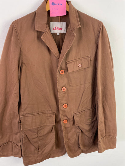 s.Oliver Herren Jacke Gr M Farbe Braun