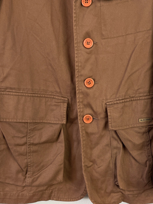 s.Oliver Herren Jacke Gr M Farbe Braun