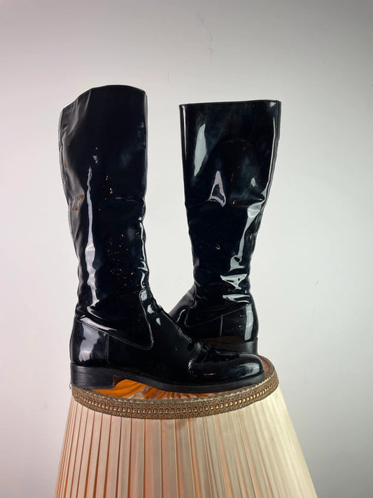 Prada Damen Stiefel EU36 färbe schwarz