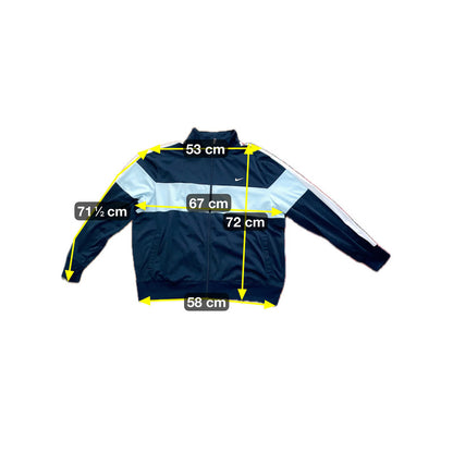 Nike Herren Strickjacke Gr.XXL Farbe blau