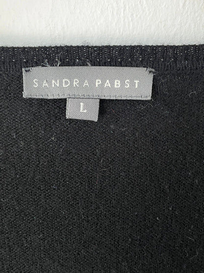 Sandra Pabst Shirt aus Kashmir und Merinowolle Gr.L Farbe schwarz