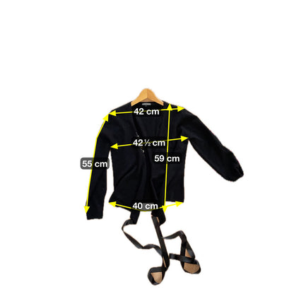 Sandra Pabst Shirt aus Kashmir und Merinowolle Gr.L Farbe schwarz