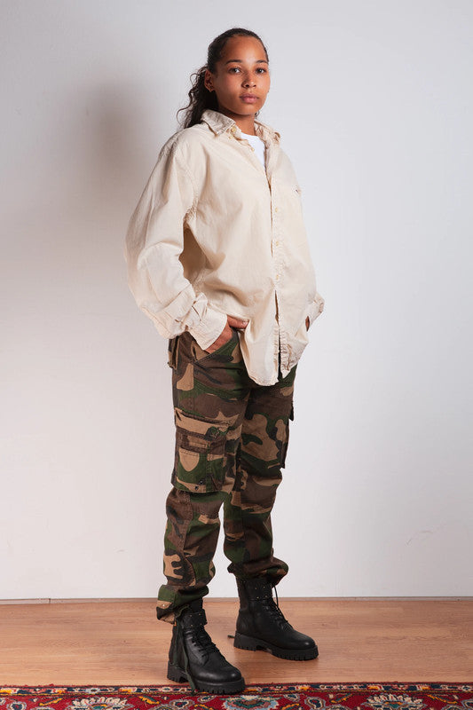 Replay Herren Hemd Gr.L Farbe Beige