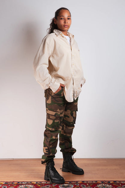 Replay Herren Hemd Gr.L Farbe Beige