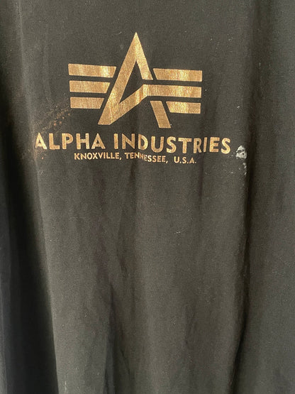 Alpha Industries Herren T-Shirt Gr. M Farbe schwarz