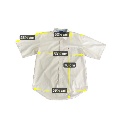 Tommy Hilfiger Herren Hemd Gr L Farbe Creme