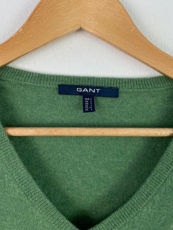 Gant Damen Pullover aus Lambswolle Gr. L Farbe Grün