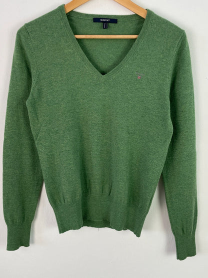 Gant Damen Pullover aus Lambswolle Gr. L Farbe Grün
