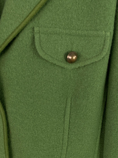 Vintage Damen Jacke aus Schurwolle Gr.44Farbe Grün