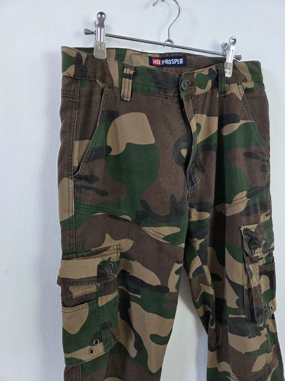 Prosper Herren Cargohose W 38 Farbe grün