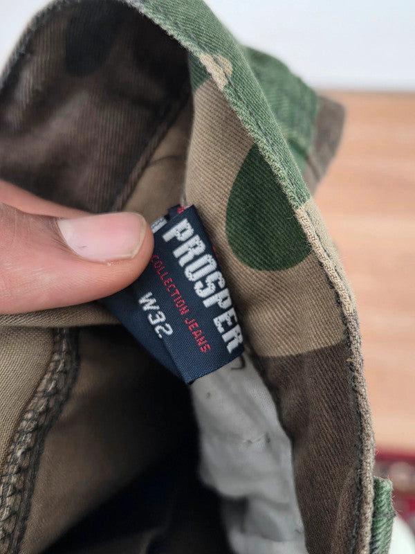 Prosper Herren Cargohose W 38 Farbe grün