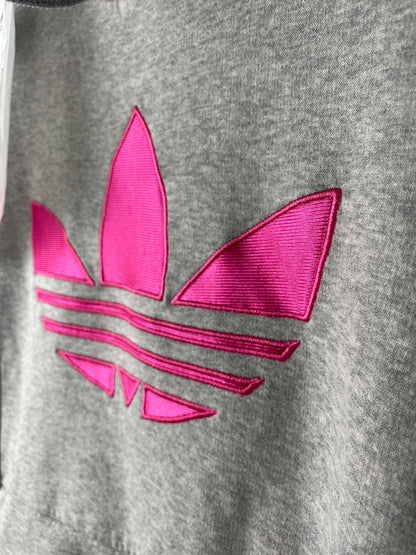 Adidas Damen PulloverGr L Farbe Grau, Pink