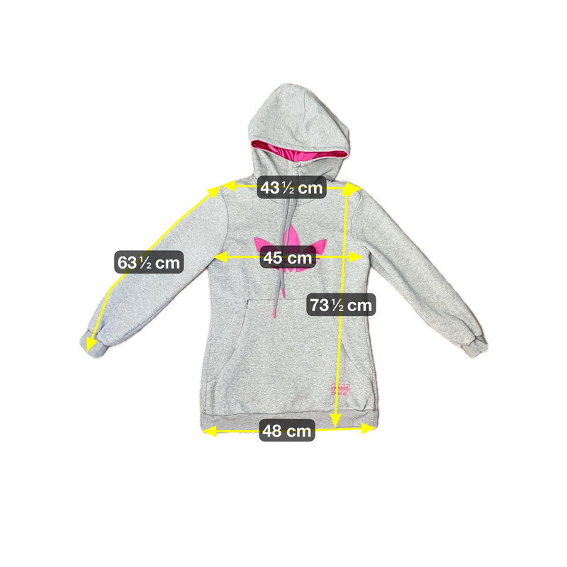 Adidas Damen PulloverGr L Farbe Grau, Pink