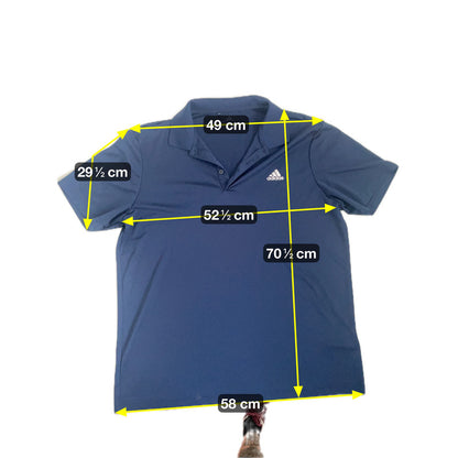 Adidas Herren T-shirt  Gr L Farbe Blau