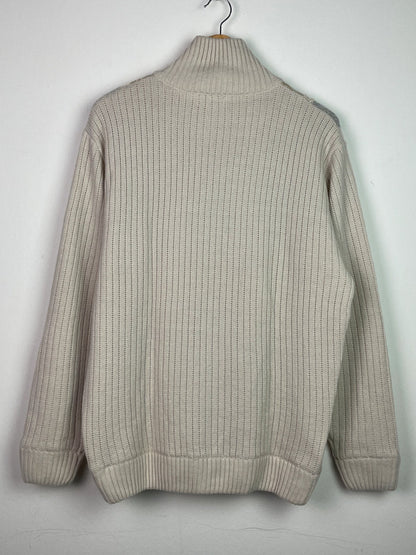 Babista Herren Strickjacke Gr L Farbe beige Blau