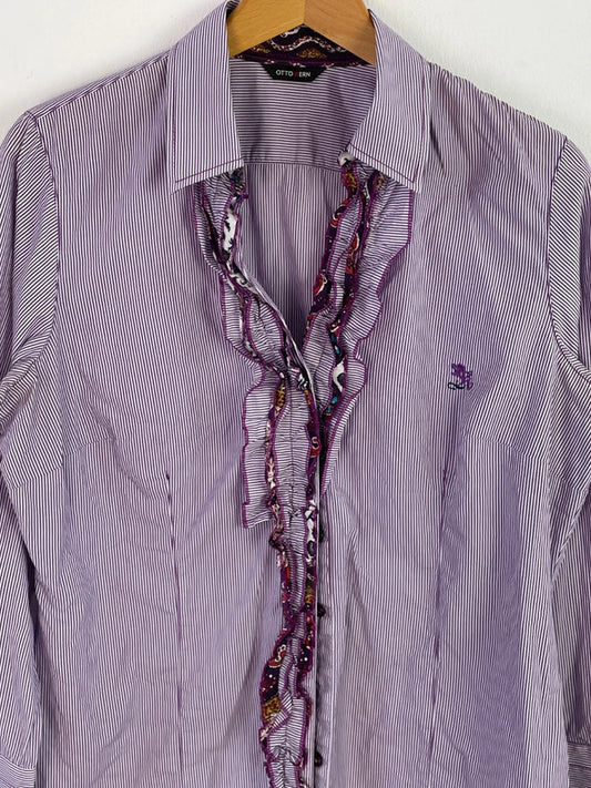 Otto Kern Damen Bluse Gr. L Farbe lila