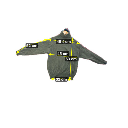 C.Comberti Damen Pullover aus Schurwolle Gr. L Farbe grün