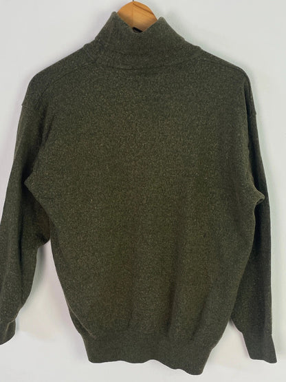 C.Comberti Damen Pullover aus Schurwolle Gr. L Farbe grün