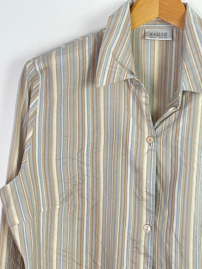 Basler Damen Bluse aus Seide Gr. L Farbe beige