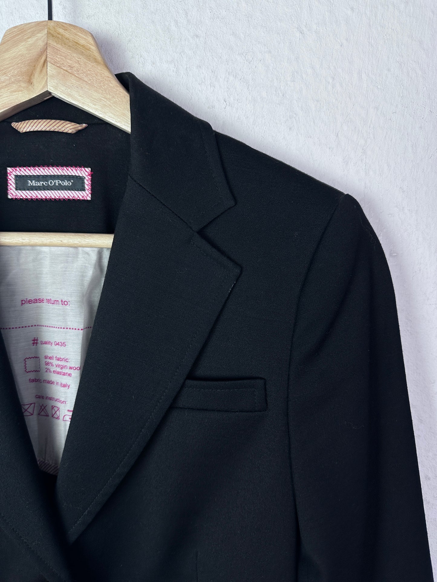 Damen Blazer Von Marc O’Polo Gr 36 Schwarz