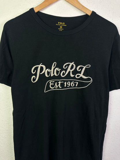 Herren T-Shirt von Polo Ralph Lauren Gr M in Schwarz