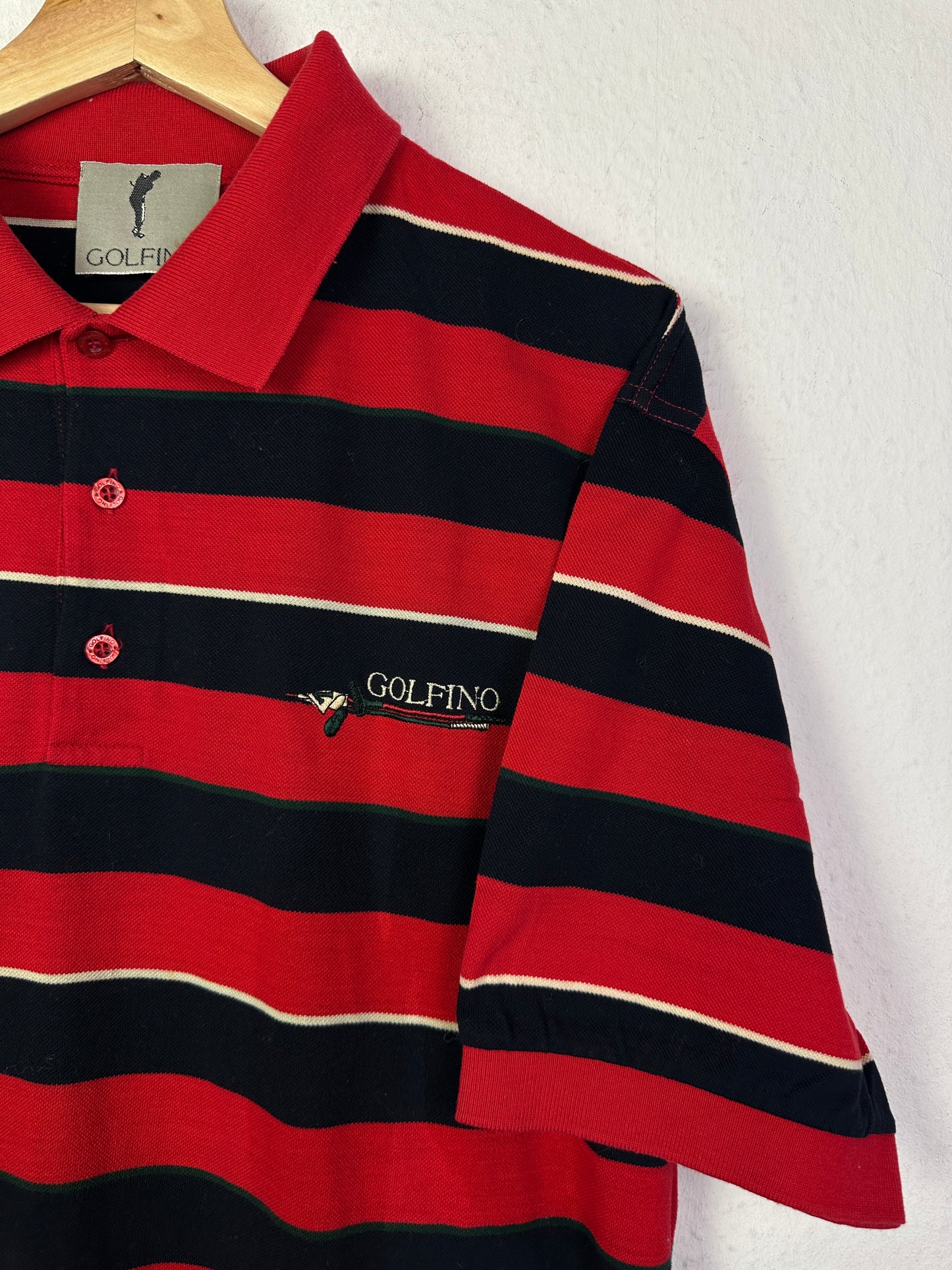 Herren T-Shirt Golfino Gr L Bunt
