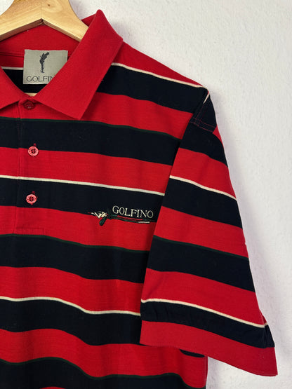Herren T-Shirt Golfino Gr L Bunt