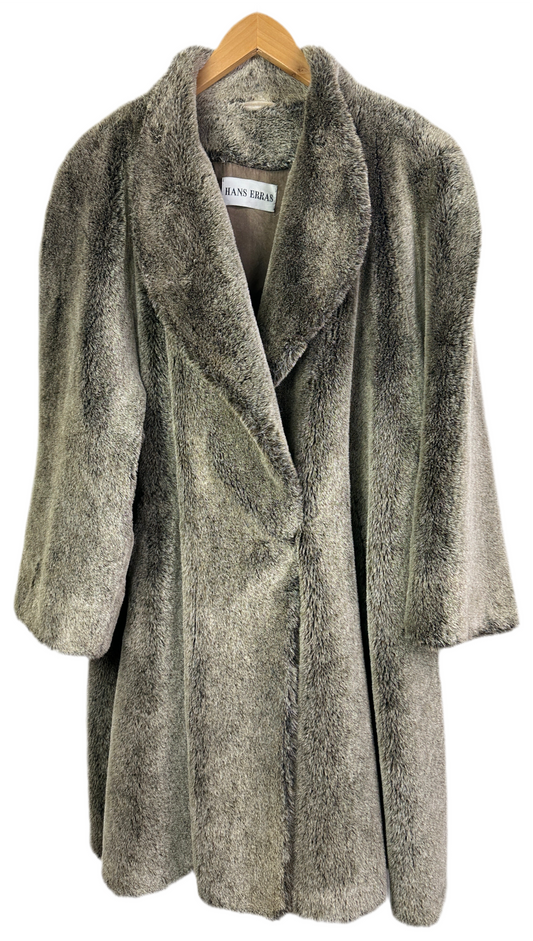 Damen Mantel von Hans Erras Gr 40 in Grau