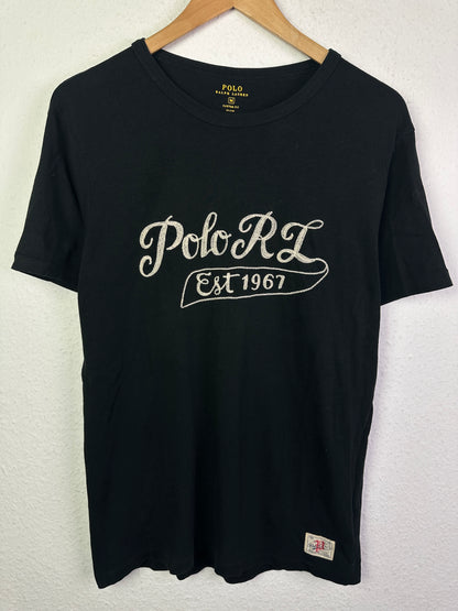 Herren T-Shirt von Polo Ralph Lauren Gr M in Schwarz