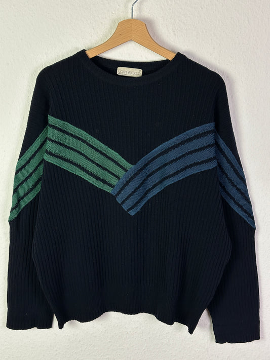 Herren Pullover Gianni Versace Gr 52 Farbe Dunkelblau