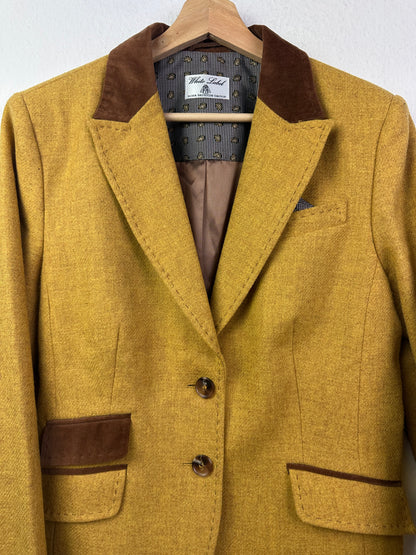 Rofa Fashion Gruppe Damen Blazer Gr 42 in Gelb. Schurwolle 100