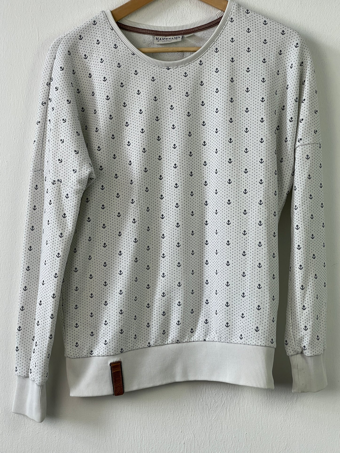Naketano Damen Pullover Gr. S Farbe weiss