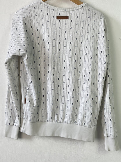 Naketano Damen Pullover Gr. S Farbe weiss
