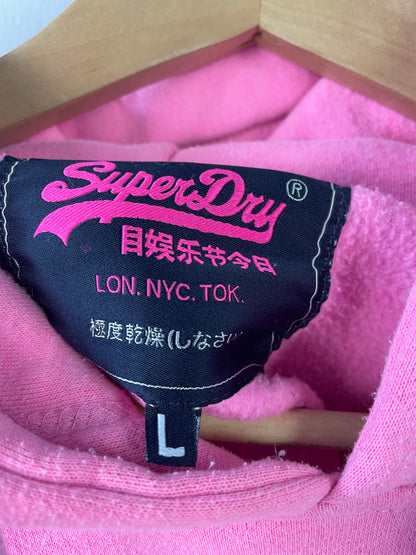 Superdry Damen Pullover Gr. L Farbe pink