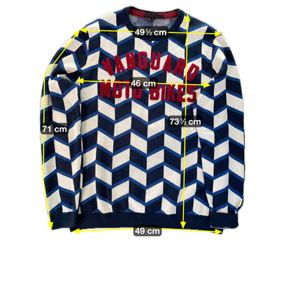 Vanguard Herren Pullover Gr. XL Farbe schwarz weiss