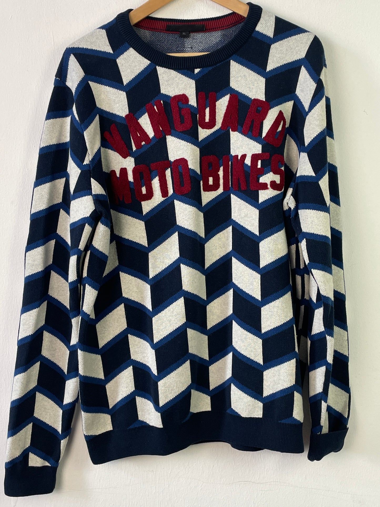 Vanguard Herren Pullover Gr. XL Farbe schwarz weiss