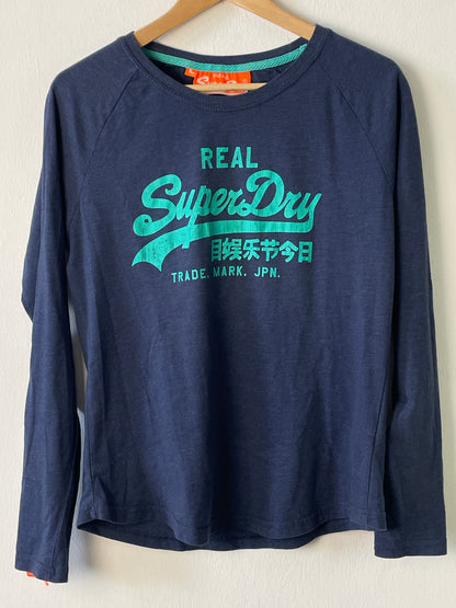 Superdry Herren Sweater Gr. L Farbe blau