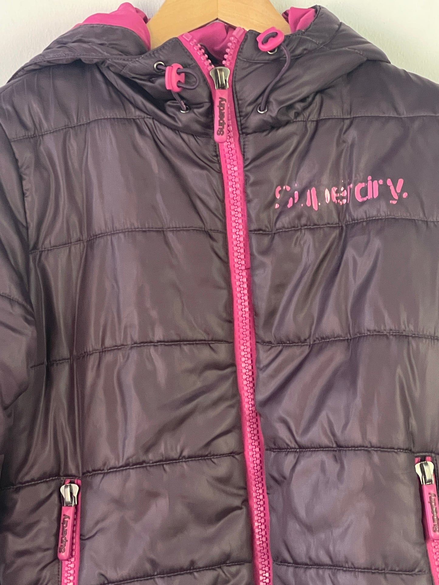 Superdry Damen Jacke Gr. M Farbe lila pink