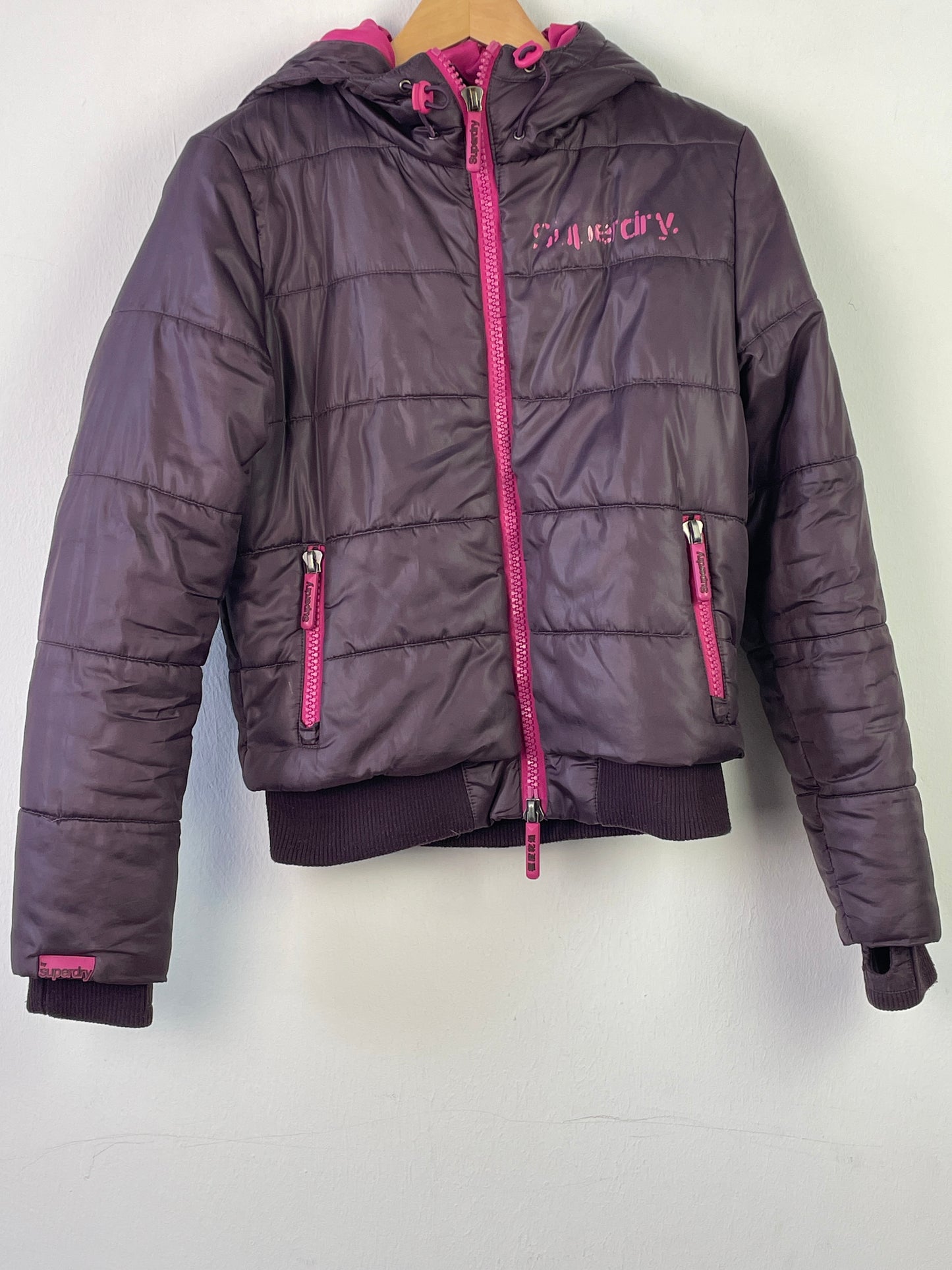 Superdry Damen Jacke Gr. M Farbe lila pink