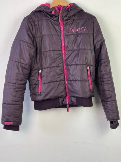 Superdry Damen Jacke Gr. M Farbe lila pink