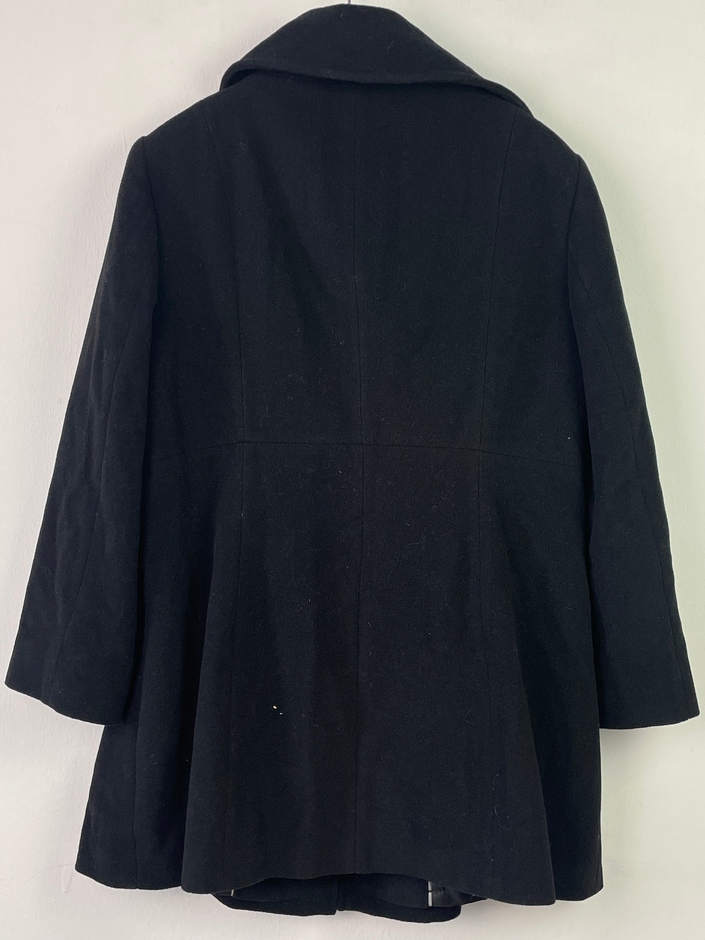 Barbara Lebek Damen Mantel aus Lanawolle Gr. XL Farbe schwarz