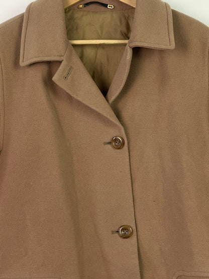 C&A Damen Mantel aus Lanawolle und Kaschmir Gr. XL Farbe beige