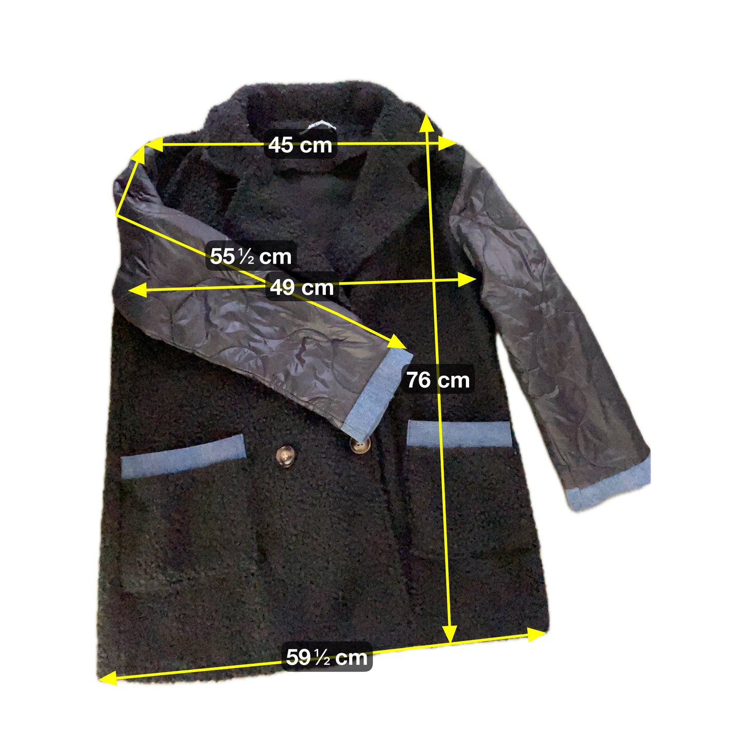 Vintage Damen Jacke Gr XXL Farbe schwarz